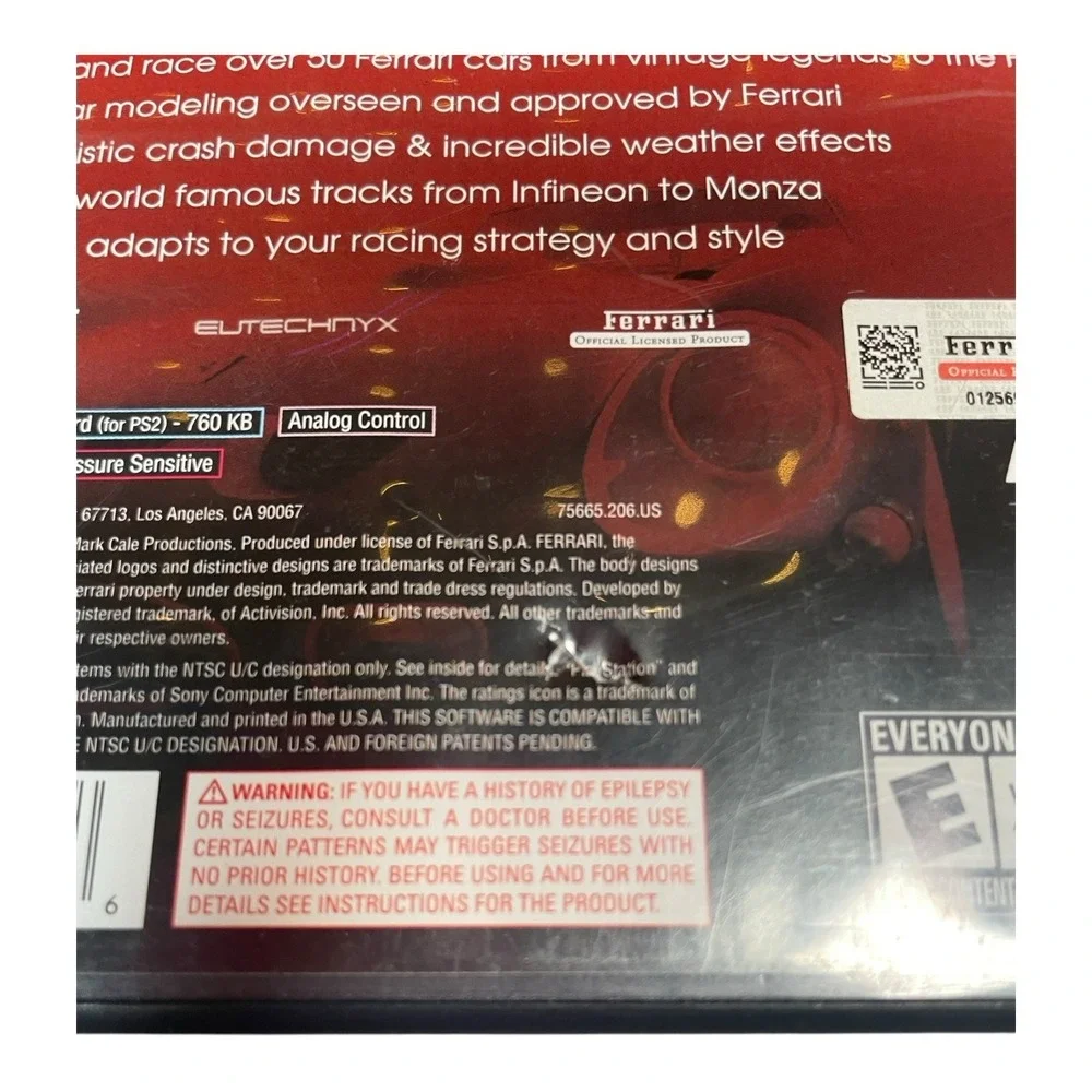Ferrari Challenge Trofeo Pirelli System 3 PlayStation 2 Video Game